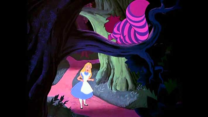 Alice no país das maravilhas - quem não sabe onde vai qualquer lugar serve